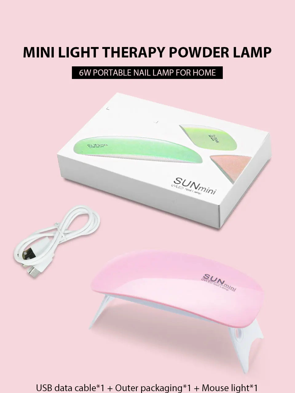 Mini Nail Kit with UV Lamp