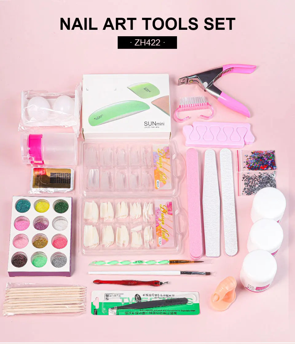 Mini Nail Kit with UV Lamp