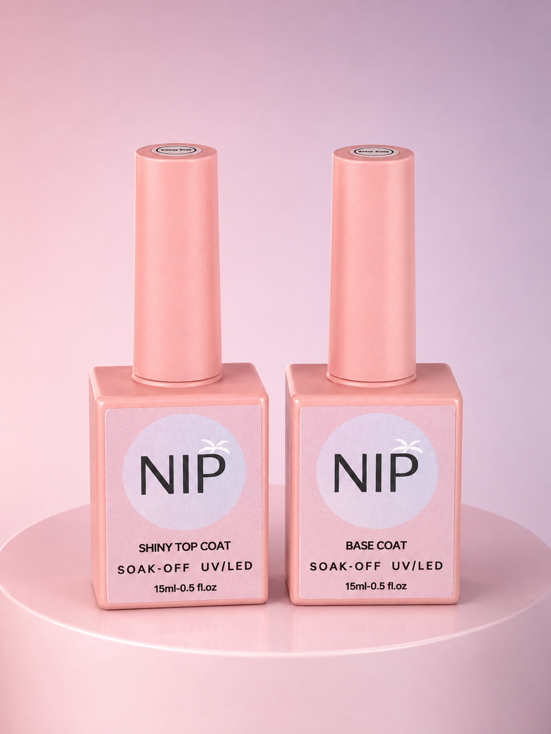 Gel Base Coat & Shiny Top Coat Duo