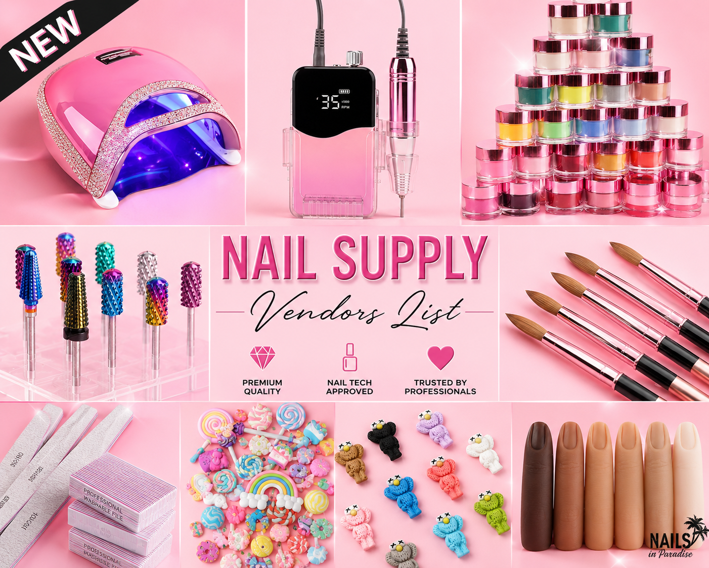 Nail Supply Vendors List