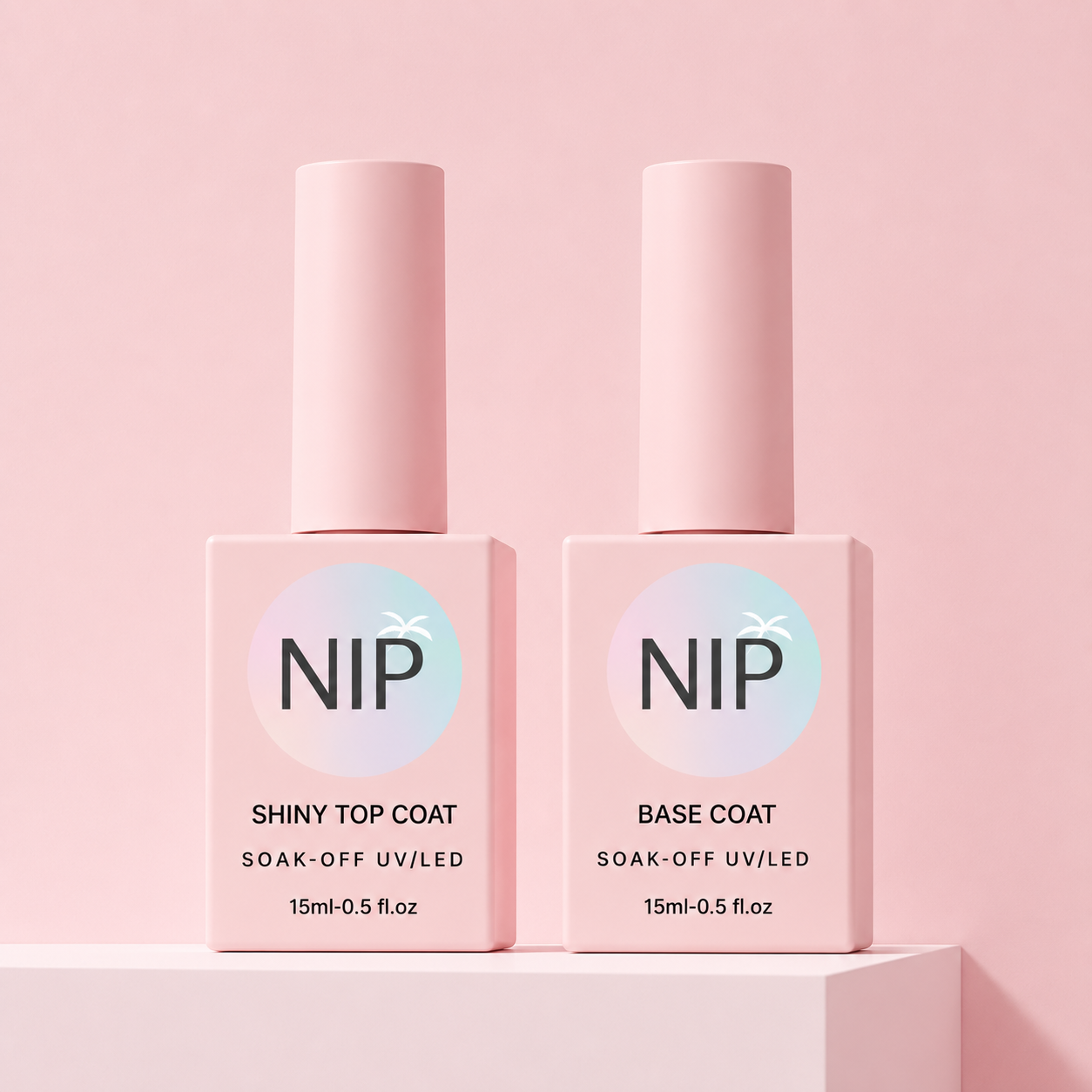 Gel Base Coat & Shiny Top Coat Duo