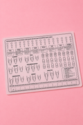 Acrylic Nail Practice Mat – Reusable Acrylic Application Training Mat