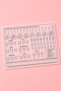 Acrylic Nail Practice Mat – Reusable Acrylic Application Training Mat