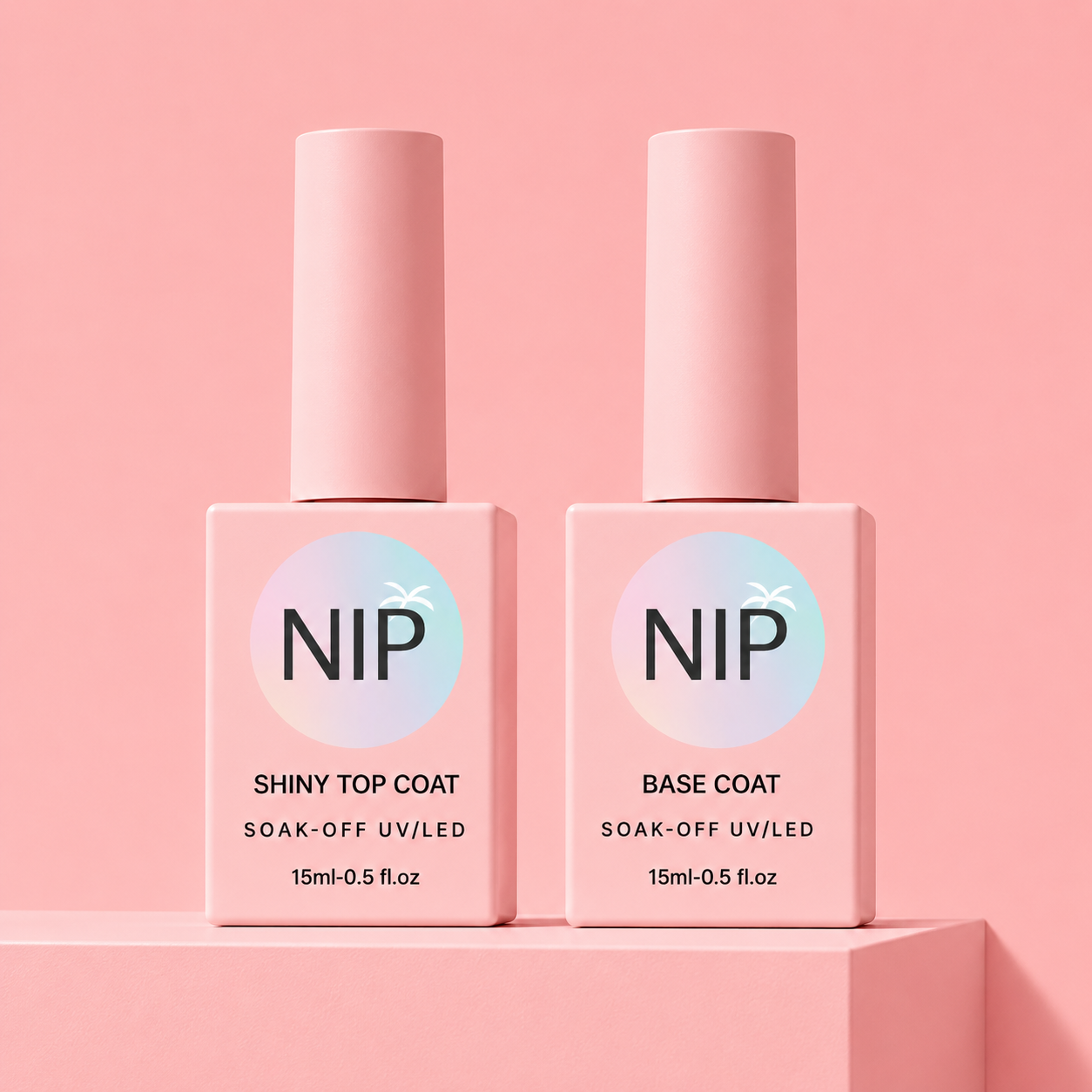 Gel Base Coat & Shiny Top Coat Duo