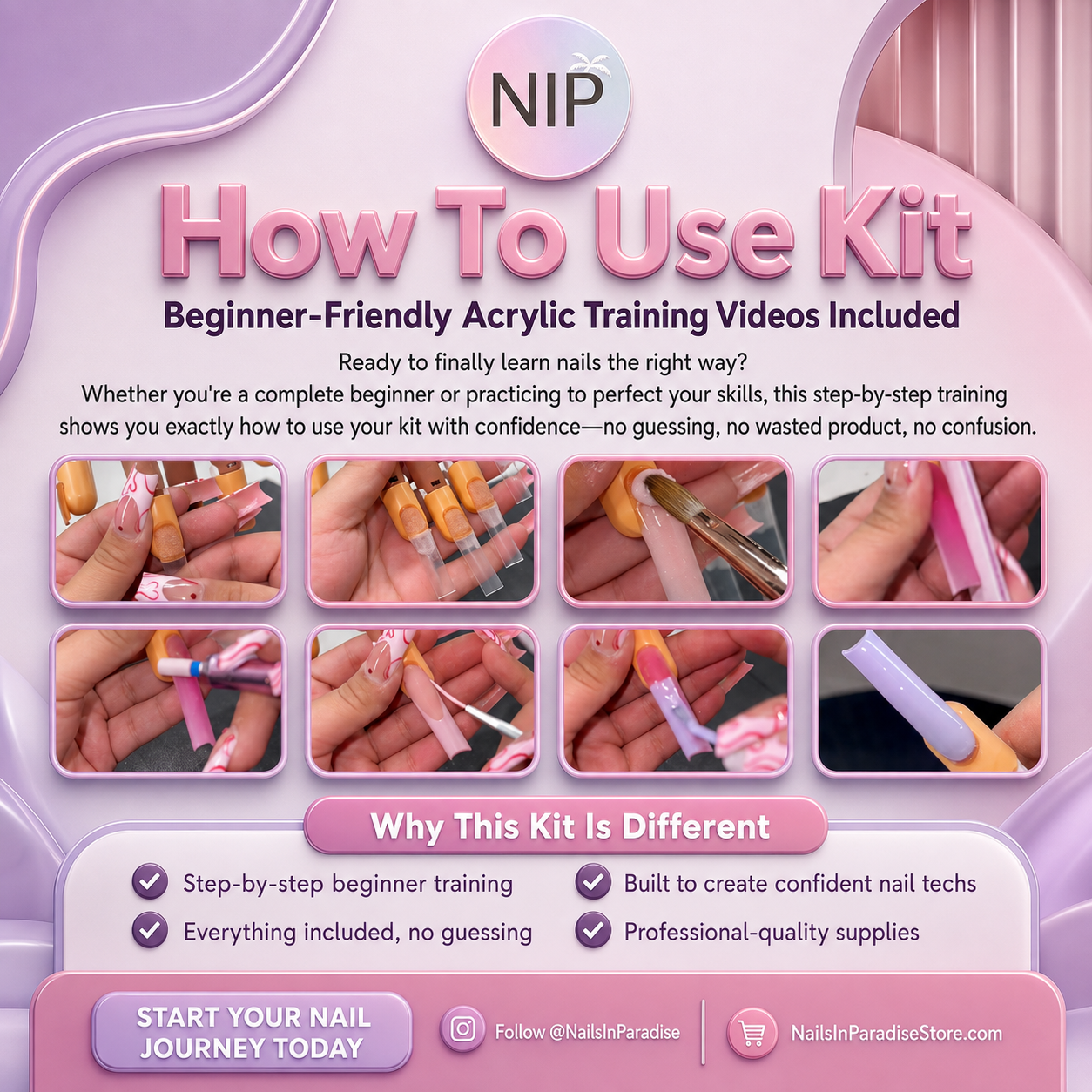 Kit técnico de uñas definitivo