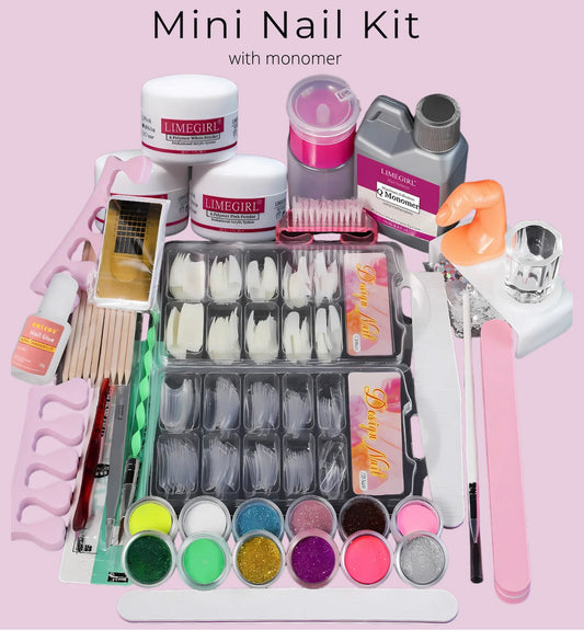 Mini Nail Kit With Monomer