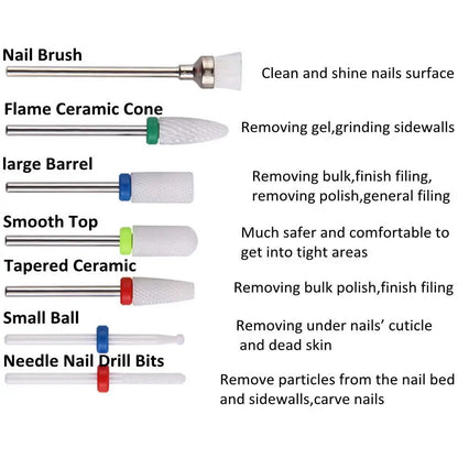 Brocas para uñas
