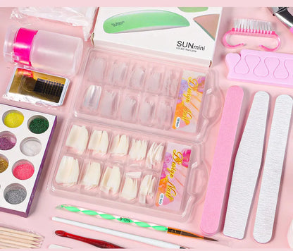 Mini Nail Kit with UV Lamp