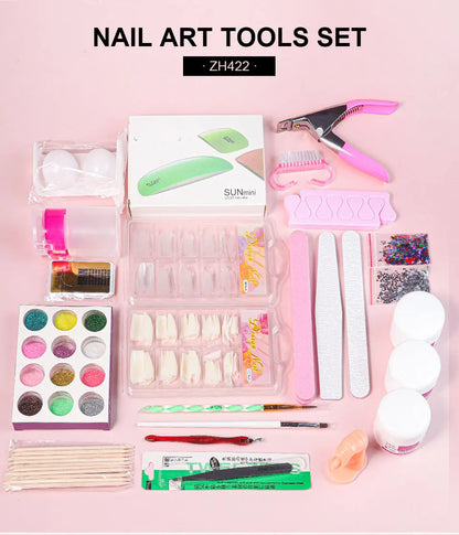 Mini Nail Kit with UV Lamp